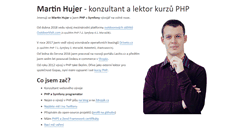 Desktop Screenshot of martinhujer.cz